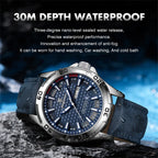 PAAZOMU Original Man Wristwatch Top Luxury Waterproof Luminous Date Week Watch For Men Quartz Sport Leather Men's Watches Reloj
