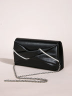 Hand Clutch Bag & Evening Clutch Bag for Women | Sparkling Crystal Rope Ruched Handbags & Glitter Envelope Purse for Party Girls