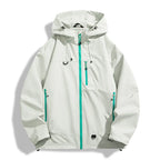 LNGXO Men Women Waterproof Hiking Jacket Trekking Camping Mountaineering Windbreaker Unisex Outdoor Sport Windproof Rain Coat