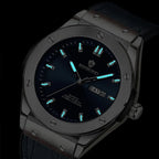 Man New Casual Business Leather Clock Men Luxury Watch Automatic Watches Mens Top Fashion Quartz Wristwatches Relojes De Hombre