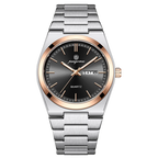 PAAZOMU Luxury Sport Quartz Man Wristwatch Waterproof Luminous Date Week Men Watches Stainless Steel Men's Watch Male Reloj+box