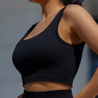 Seamless Backless Yoga Suit Set Women Sexy Gym Leopard Print Leggings Bra Set High Waist Workout Clothes Hip Raise Pants
