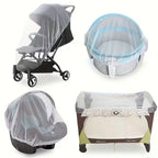 Baby Stroller Mosquito Net with Full Coverage | Sunshade and Windshield Mesh