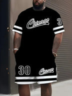 Men's Plus Size Basketball Clothing Set