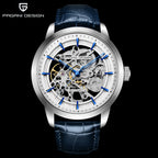 PAGANI DESIGN Business Man Watch Luxury Skeleton Hollow Leather Men's Wristwatch New Mechanical Male Clock Relogio Masculino