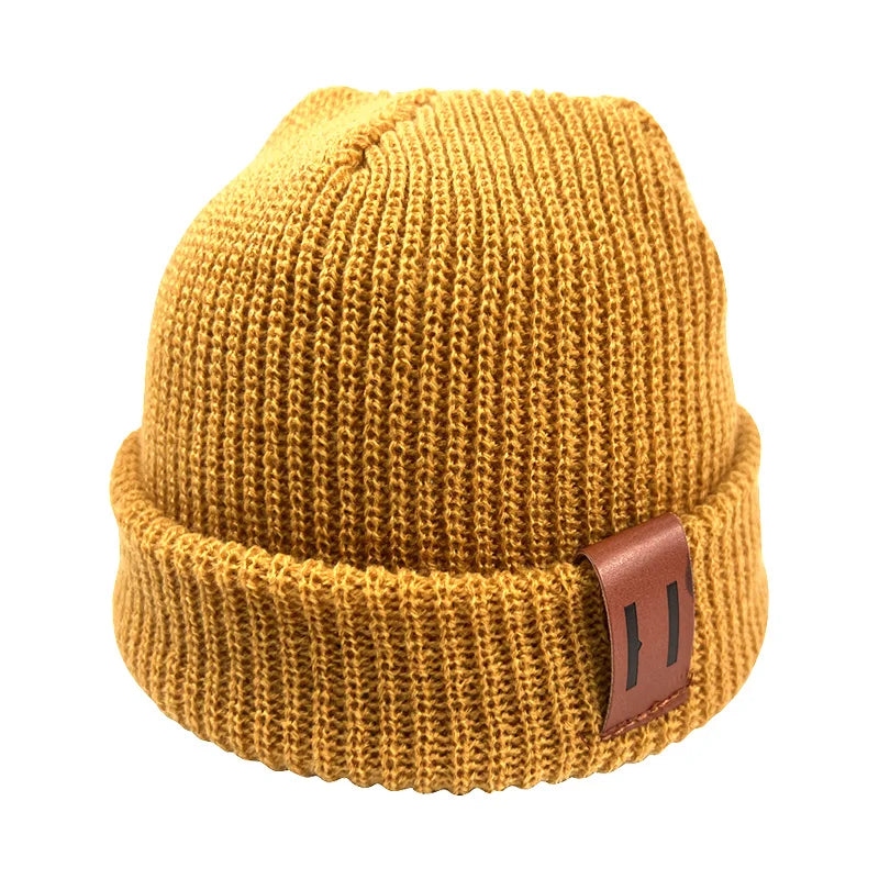 Baby Knit Beanie Hat for Boys and Girls | Warm Winter Ear Protection Cap