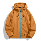 LNGXO Men Women Waterproof Hiking Jacket Trekking Camping Mountaineering Windbreaker Unisex Outdoor Sport Windproof Rain Coat