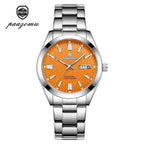 PAAZOMU Top Luxury Man Watch Waterproof Stainless Steel Men Wristwatch Luminous Date Week Fashion Business Quartz Men's Watches