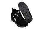 CALTO - S33594 - 4 Inches Taller (Black/Grey) - Sneakers