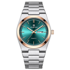 PAAZOMU Luxury Sport Quartz Man Wristwatch Waterproof Luminous Date Week Men Watches Stainless Steel Men's Watch Male Reloj+box