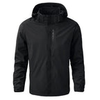 Men's Waterproof Rain Jacket Lightweight Outer Hooded Outdoor Raincoat Hiking Windproof Jacket Climbing Outdoor Jackets