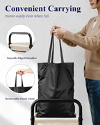 Double-Section Laundry Basket with Lid & Removable Bags, 120L Portable Hamper for Bedroom, Bathroom, Dorm