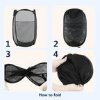 Mesh Laundry Basket Collapsible, Pop Up Foldable Hamper for Clothes Storage and Travel, Space Saver, корзина для белья, Home