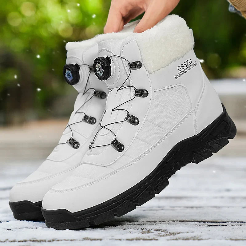Mens Winter Snow Boots – Warm Durable Outdoor Shoes