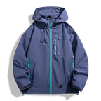 LNGXO Men Women Waterproof Hiking Jacket Trekking Camping Mountaineering Windbreaker Unisex Outdoor Sport Windproof Rain Coat