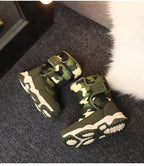 Kids Snow Boots Boys Warm Winter Shoes Outdoor Walking Sneakers Camouflage Comfortable Platform Plush Sports Boy Boots