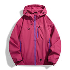LNGXO Men Women Waterproof Hiking Jacket Trekking Camping Mountaineering Windbreaker Unisex Outdoor Sport Windproof Rain Coat