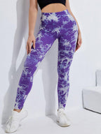 Fashion Women Leggings For Fitness Yoga Pants Push Up Workout Sports Legging Women's Seamless Workout Leggings High Waist Tummy Control Yoga Pants Gym Compression High Waist Gym Ladies Clothing