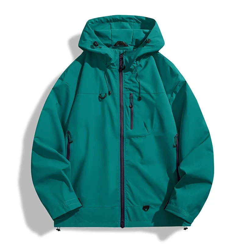 LNGXO Men Women Waterproof Hiking Jacket Trekking Camping Mountaineering Windbreaker Unisex Outdoor Sport Windproof Rain Coat
