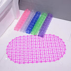 Non-Slip Bathroom Mat with Suction Cups – Massage Bath Tub Shower Rug