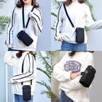 Women's Handbags Black Explosive Coffee Cat Messenger Bags | Female Cartoon Shoulder Bag Purse (Fashion Mobile Phone Crossbody Bags)
