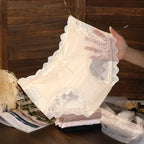 XL-3XL Big Size Women Lace Panties Summer Transparent Hollow Briefs Female  Lingerie Sexy Underwear Breathable Underpants New