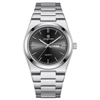 PAAZOMU Luxury Sport Quartz Man Wristwatch Waterproof Luminous Date Week Men Watches Stainless Steel Men's Watch Male Reloj+box