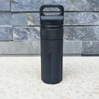 Aluminium Survival Pill Bottle | Waterproof Emergency First Aid Container