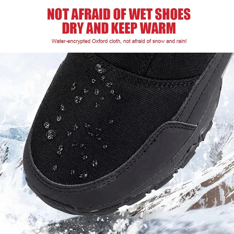 Men's Winter Waterproof Snow Boots