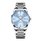 PENGAGAR Luxury Watch For Man Waterproof Luminous Date Week Stainless Steel Men Watch Casual Quartz Men's Watches Male Clock+box