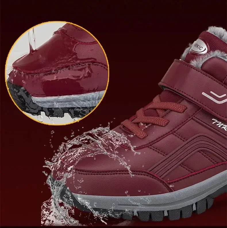 Mens Waterproof Winter Snow Boots – Warm Durable Outdoor Shoes