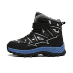 Kids Boots Winter Warm Waterproof Snow Boots for Children Casual Outdoor Sneakers Winter Plush Lining High-top Sports Shoes