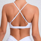 Hearuisavy Summer Gym Top Women Ultra Soft Fabrics Push Up Sports Bra Yoga Clothes Running Breathable Workout Fitness Underwear