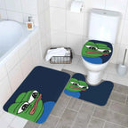 Pepe The Frog Apu Apustaja 3 Pcs Bath Mat Bathroom Set