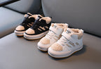 Winter Children Snow Boots for Boys Girls Fashion Kids Outdoor Sneakers Ankle Booties Warm Plush Running Sports Kids Shoes