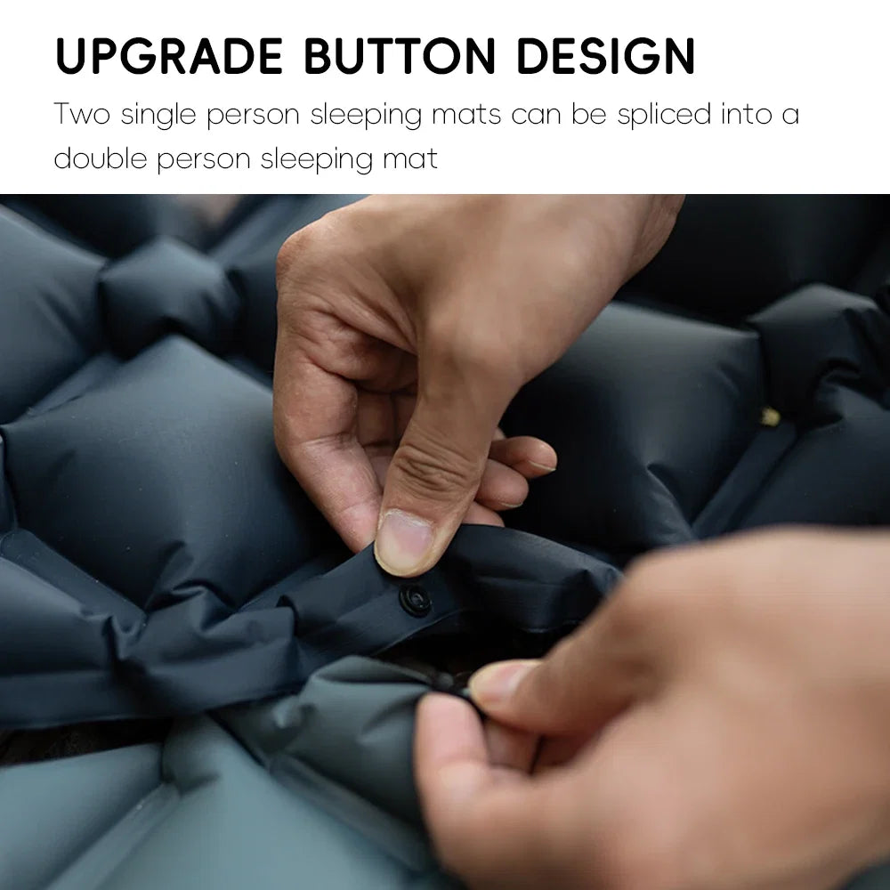 TARKA Inflatable Camping Mats Air Cushion With Pillow Outdoor Tourist Sleeping Pad Self-Inflating   Mattress For Hiking Climbing