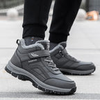 Mens Waterproof Winter Snow Boots – Warm Durable Outdoor Shoes