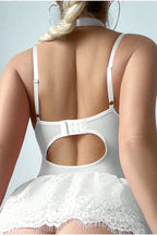 Lace Skirted Babydoll Set