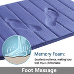 Super Absorbent Memory Foam Bath Mat – Non-Slip Bathroom Rug