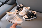 Winter Children Snow Boots for Boys Girls Fashion Kids Outdoor Sneakers Ankle Booties Warm Plush Running Sports Kids Shoes