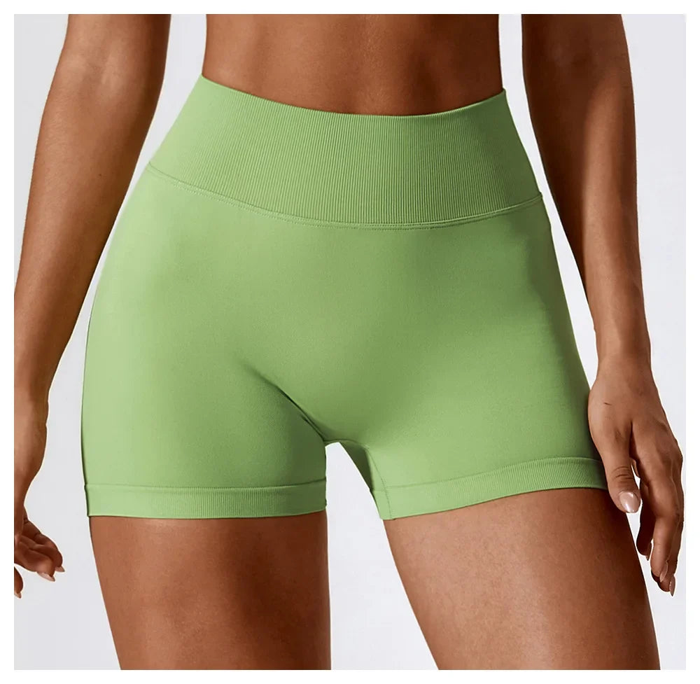 Yoga Shorts Women Gym Outfit Scrunch Butt Fitness Workout High Waist Leggings Gym Clothes For Women Cycling Shorts Sports Shorts