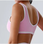 Women Sport Bras Splicing Fitness Tank Breathable Women Underwear Yoga Tops Bra Crop Top Gym Wear Women Push Up Workout Clothes