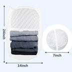 Mesh Laundry Basket Collapsible, Pop Up Foldable Hamper for Clothes Storage and Travel, Space Saver, корзина для белья, Home