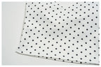 New Summer Women White Polka Dot Print Yoga Sets Hanging Neck Slim Sport Vest High Waist Mid Pants Gym Two-piece Workout Clothes