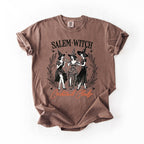 Salem Witch Cocktail Club All Hallows Eve Spooky Halloween Spirits Celebration Comfort Colors Tee