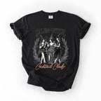 Salem Witch Cocktail Club All Hallows Eve Spooky Halloween Spirits Celebration Comfort Colors Tee