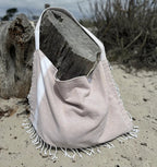 3 in 1 Turkish Cotton Beach Bag, Towel and Chair Cover (Solid Collection)
