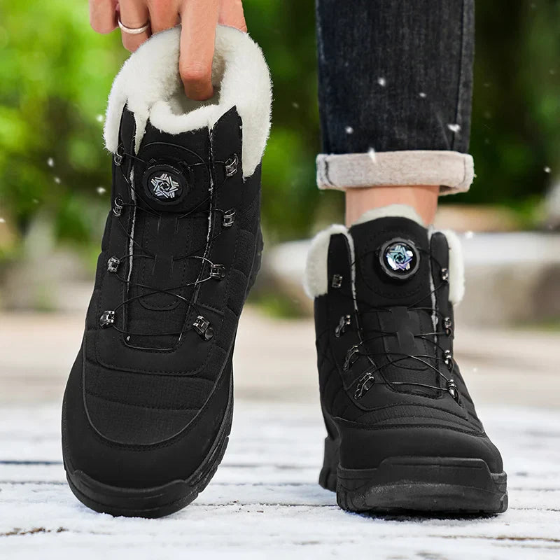 Mens Winter Snow Boots – Warm Durable Outdoor Shoes