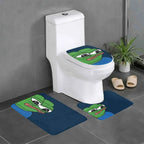 Pepe The Frog Apu Apustaja 3 Pcs Bath Mat Bathroom Set