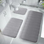 Super Absorbent Memory Foam Bath Mat – Non-Slip Bathroom Rug